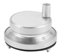 Cpolebev Kit de Manija de Rueda de Mano 5V Generador de Pulsos Manual Cnc Herramienta de Máquina Codificador Rotatorio Rueda de Mano Electrónica, 60Mm