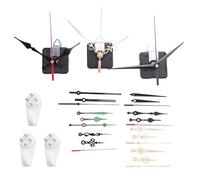 Cpolebev Kit de Manos y Motor de Reloj, Reemplazo de Mecanismo de Reloj con 7 Pares, Kit de Piezas de ReparacióN de Movimiento de Reloj de Cuarzo