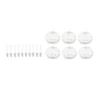Cpolebev Kit De ReparaciÓN Del Motor Paso A Paso De - X27 168 - (6 Kit De Motor + 10pcs Bombillas) Para 03-06 Silverados, Tahoes, Yukons, Suburbanos