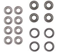 Cpolebev Kit de Rodamiento de Bolas de 16 Piezas para TT02 TT-02 TT02D TT-02D 1/10 RC Accesorios de Piezas de ActualizacióN de Coche