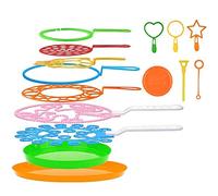 Cpolebev Kit de Varita de Grandes de 15 Piezas para NiñOs, Juguete para Hacer, Coloridas para Actividades al Aire Libre y Fiestas