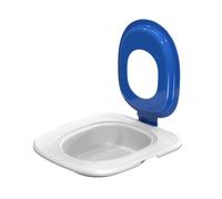 Cpolebev Kit Entrenamiento para Inodoro para Gatos, Entrenador Inodoro para Gatos Reutilizable Universal, Herramienta para Asiento para Inodoro para Gatos para Limpieza Mascotas Azul