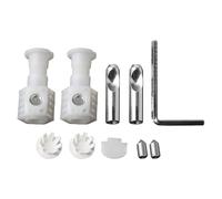 Cpolebev Kits de Fijación para Inodoros Suspendidos Tornillos de Fijación Pernos de Fijación Montaje en Pared Universal Asiento de Inodoro Pernos de Fijación Juego de Tornillos
