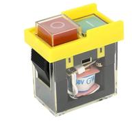 Cpolebev Kjd6 5E4 250V 6A Interruptor de Seguridad Universal: Electromagnético Impermeable, Interruptor de Herramienta Corte de Energía, Botón de
