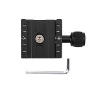 Cpolebev La Abrazadera QR de Aluminio de la Placa de LiberacióN RáPida de 50 mm Se Ajusta Al EstáNdar Arca para TríPode Ballhead