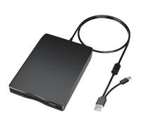 Cpolebev Lector de Disquete USB Unidad de Disquete Interfaz Dual Unidad de Disquete USB C Externa para PC Computadora Portátil Computadora de Escritorio