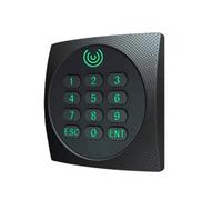 Cpolebev Lector RFID Wiegand 34/26 Bit KR602M 13,56 Mhz Mi Reader para Control de Acceso Admite Tarjeta NFC Contraseña con Teclado LED