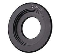 Cpolebev Lente De Montaje C Negra para Adaptador Micro-4/3 E-P1 E-P2 E-P3 G1 Gf1 Gh1 G2 Gf2 Gh2 G3 Gf3 C- / 3
