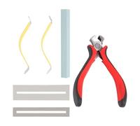 Cpolebev Limpia De Guitarra Herramientas De Pulido 6 Piezas Kit De Reparacion De Herramientas Luthier Profesional Juego De Herramientas De Guitarra De Alambre De Cortador De Trastes