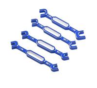 Cpolebev Llave de Ajuste, Varilla de Empuje, Llave, Tuerca Tensora, Herramienta para Quitar Juntas de Extremo EsféRico para Coche RC 3/3,2/3,5/3,7/4/5/5,5/6 Mm, Azul