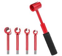 Cpolebev Llave Universal Multitamaño para Ajuste de Puertas 4 en 1, Herramienta para Bisagras de Puertas con Rosca para Alineación de Puertas y Gabinetes.