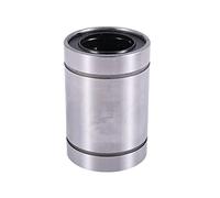 Cpolebev LM25UU 25mm x 40mm x 59mm Sello de goma del lado doble buje del rodamiento de bolitas de movimiento lineal