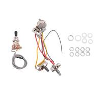 Cpolebev Lp Pastillas de Guitarra Eléctrica Circuito ArnéS de Cableado 2T2V 500K Potes Interruptor de 3 VíAs para Guitarra Estilo de Guitarra