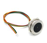 Cpolebev Luz Indicadora de Anillo Controlada de Acero Inoxidable GM60 UART, EscáNer de CóDigo de Barras 1D/QR/2D, MóDulo de EscáNer de CóDigo de Barras QR