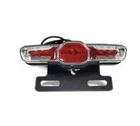 Cpolebev Luz Trasera de Bicicleta EléCtrica con SeñAl de y Luz de Freno Compatible con Luz de Freno de 12-80 V para Iluminar (6)