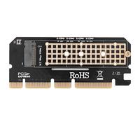 Cpolebev M.2 Nvme Ssd Ngff a Pcie 3.0 X16 Adaptador M Tecla De Interfaz De Llave Soporte Pci Express 3.0 X4 2230-2280 Tamaño M.2 Velocidad