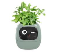 Cpolebev Maceta Inteligente Ivy, Maceta Pequeña Recargable por USB para Decoración de Interiores, Hace Que Cultivar Plantas Sea Fácil y Divertido, Color Verde