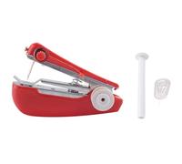 Cpolebev Máquina de Coser a Mano Asequible Mini Máquina de Coser a Mano de Bolsillo Máquina de Coser Manual para Uso en Viajes en Casa