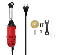 Cpolebev Máquina de Coser Baldosas de Cerámica con Codo Eléctrico Ajustable de 90 Grados y 350 W, Herramientas de Limpieza de Baldosas, Enchufe de la UE