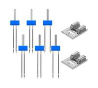 Cpolebev Máquina de Coser de Doble Aguja, Doble Aguja, Doble Estiramiento, Prensatelas de 9 Ranuras para Uso Doméstico 2/903/904/90