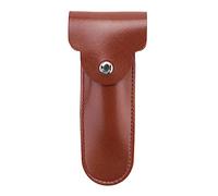 Cpolebev Maquinilla de Afeitar Estuche de Viaje Maquinillas de Afeitar de Seguridad de Doble Filo Manual Contenedor Bolsa de PU