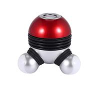 Cpolebev Masaje de VibracióN Corporal PortáTil Potente Mini Masajeador EléCtrico Vibrador con Luz LED Roja