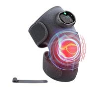 Cpolebev Masajeador Calefactor de Rodilla, Masajeador de VibracióN Calefactora para Codo, Hombro y Rodilla, Masajeador de CompresióN PortáTil para Aliviar el Dolor