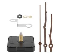 Cpolebev Mecanismo de Movimiento de Cuarzo Silencioso DIY de Reloj de Pared Reloj Manecillas de 20 Mm para Reloj 12 Pulgadas Piezas Reemplazadas, Rama de Madera