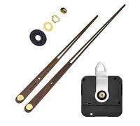 Cpolebev Mecanismo de Movimiento de Reloj de Alto Torque Reloj de Cuarzo de Pared Grande Manecillas Largas de Madera de Nogal Piezas de ReparacióN DIY, Reemplazo de 28Mm