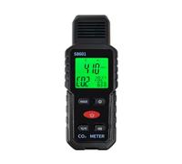 Cpolebev Medidor de CO2 Monitor de Calidad del Aire Monitor de CO2 PortáTil de 5000 Ppm MedicióN de DióXido de Carbono ℃/℉ Detector S8601