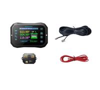 Cpolebev Medidor de Culombios WiFi: Voltímetro y Amperímetro de Potencia para Baterías de Litio y Plomo Ácido, Indicador y Monitor de Capacidad de Batería de RV KM105F