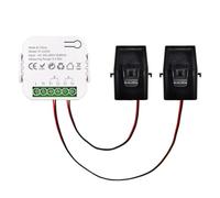 Cpolebev Medidor de Energía Inteligente Tuya, Monitor de Consumo de Energía Bidireccional, 0,2-80 A, Compatible con Control por Aplicación