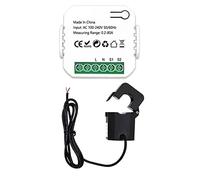 Cpolebev Medidor de EnergíA Tuya Smart Life ZigBee 80A con Abrazadera de Transformador de Corriente KWh Monitor de Potencia EstadíSticas de Electricidad 110V 240V