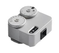 Cpolebev Medidor de Luz II Zapata Fría para Cámara de Película DSLR Medidor de Luz 12 Accesorios de Fotografía de Velocidad de Obturación (Plata)