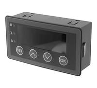 Cpolebev Medidor de Pantalla Digital 0-10V 0-20MA 2-10V 4-20MA Mesa de Pantalla de Entrada AnalóGica Cabezal de Pantalla Digital con VersióN RS485