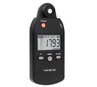 Cpolebev Medidor PAR Medidor de Iluminancia PPFD Sensor Cuántico Función de Registro de Espectro Completo Medidor de Luz para Plantas de Interior y Exterior