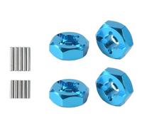 Cpolebev Mejoras de Adaptador Hexagonal de Cubo de Rueda Combinada de AleacióN de Aluminio de 12 mm para 144001 1/14 RC Repuestos de AutomóVil, Azul