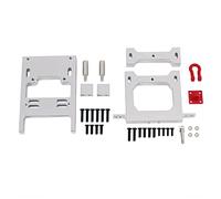 Cpolebev MetáLica para Parachoques Trasero Servo Soporte de Montaje Fijo Piezas de ActualizacióN para B14 B24 B16 B36 C14 C24 1/16 RC Car