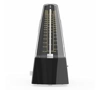 Cpolebev MetróNomo MecáNico Universal para Guitarra, ViolíN, Piano, Herramienta de PráCtica de Instrumentos Musicales, Negro