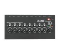 Cpolebev Mezclador de Línea Estéreo de 8 Canales con Ruido Ultrabajo MIX800, Mini Mezclador de Sonido Profesional, Mezclador de Audio
