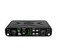 Cpolebev Mezclador de Sonido Externo USB, Tarjeta de Sonido Sin Controlador, Alta Frecuencia de Muestreo, Mezclador Pequeño para Transmisión en y Guitarra.