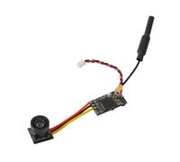 Cpolebev Microcámara FPV AIO 5.8G 25MW 40CH 700TVL Transmisor LST-S4+ Cámara FPV con Piezas OSD para Dron de Carreras RC