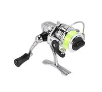 Cpolebev Mini Carrete De Pesca De De 100 Bolsillos Aparejo De Pescar Pequeño Carrete Giratorio 4.3: 1 Rueda De Metal Carrete Pequeño De Pesca