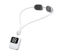 Cpolebev Mini Colgante Masajeador de Cuello con Calefacción de Pulso Protector de Cuello Colgante Multifuncional Instrumento Cervical Colgante, A
