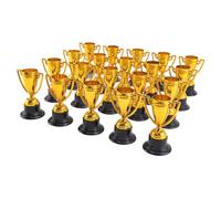 Cpolebev Mini Copas de PláStico Doradas para 20 Piezas, Trofeos para Fiestas, Juguetes de Aprendizaje Temprano para NiñOs, Premios, Trofeo de Vacaciones para NiñOs, Recompensa