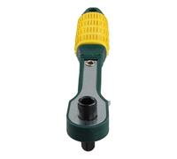 Cpolebev Mini destornillador de cabeza 1/4 poste 6.35mm llave de tubo de trinquete hexagonal interior con accesorio de herramienta de doble cabezal