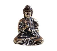 Cpolebev Mini Estatua de Buda Estatua de Buda de Bronce Budismo Estatua de Buda Sakyamuni de Bronce de Cobre Puro