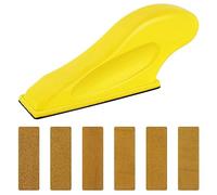 Cpolebev Mini Kit de Lijadora, Herramientas de Microlijado para Proyectos PequeñOs, Lijado de Manejar de Detalle PequeñO para Espacios Estrechos y Manualidades de Bricolaje