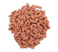 Cpolebev Mini Ladrillos de 350 Piezas para Paisajismo Ladrillos en Miniatura Pared Ladrillos Ladrillos PequeñOs para Casa de MuñEcas Piezas de JardíN, Escala 1/35