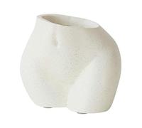 Cpolebev Mini Maceta para la Parte Inferior del Cuerpo, Maceta de Flores PequeñA con Forma de Cuerpo Femenino con Orificios de Drenaje, Maceta de Resina, Navidad-B